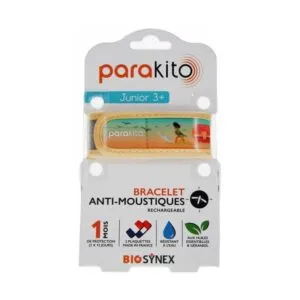 Parakito Spray Anti-Moustique — Bracelet Anti-Moustiques Rechargeable Junior Modèle : Pirates