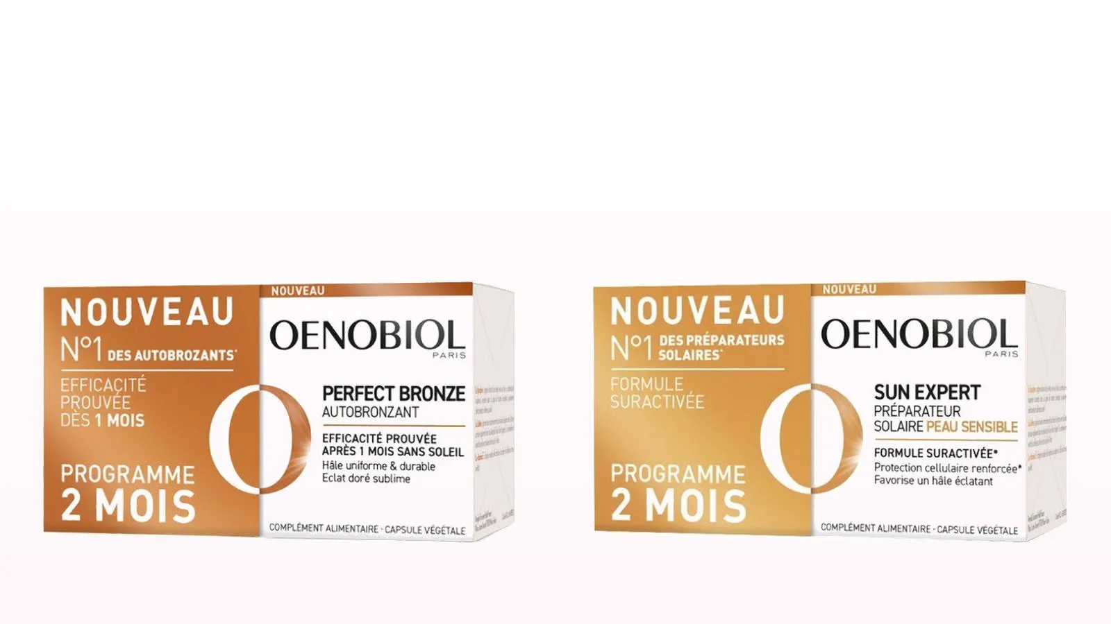 COMPLÉMENT ALIMENTAIRE Pack Bronzage Sublime Perfect Bronze Sun Expert Oenobiol