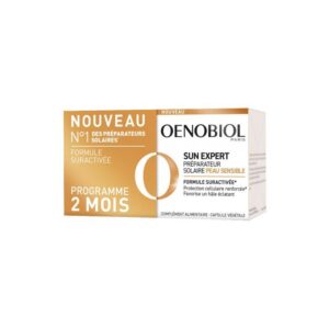 Oenobiol Paris Préparation Solaire — Oenobiol Sun Expert Prépateur Solaire Peau Sensible 2 Mois