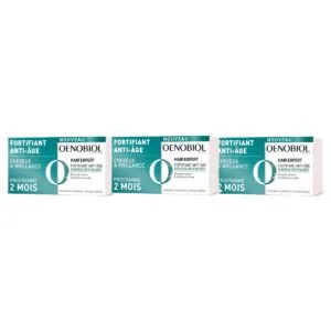 CAPSULES Paris Cheveux Expert Fortifiant Anti Âge Programme 3 Mois x60