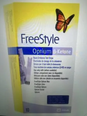 ABBOTT Freestyle optium BETA-cetones électrodes B/10