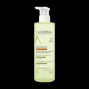 GEL LAVANT Exomega Control Émollient 2en1 Anti-Grattage Pompe A-Derma 500 Ml
