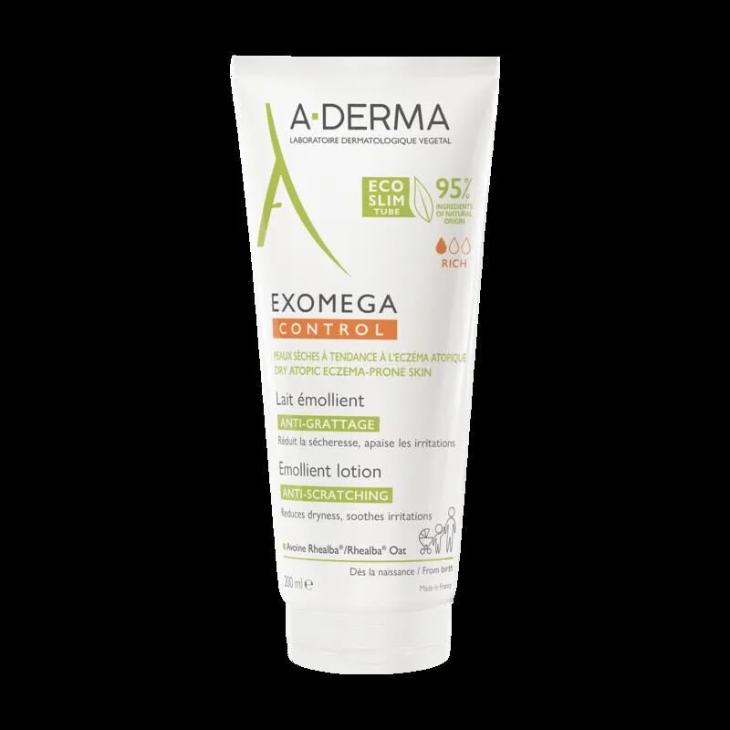 LAIT ÉMOLLIENT Exomega Control Anti-Grattage A-Derma 200 Ml