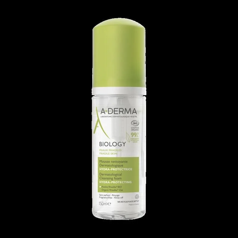 MOUSSE NETTOYANTE Dermatologique Hydra-Protectrice Biology A-Derma 150ml