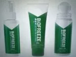 Biofreeze lot de 1 rouleau de 90ml 1 spray de 118ml et 1 tube 118ml