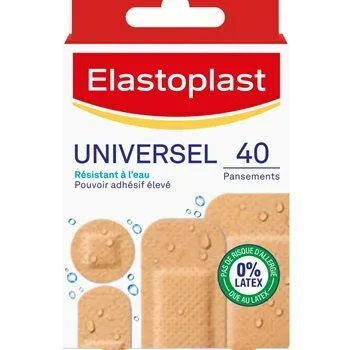 ELASTOPLAST UNIVERSEL PLASTIQUE - 40 pansements - 4 formats