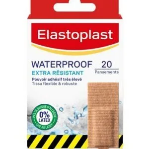 ELASTOPLAST WATERPROOF TISSU RESISTANT - 20 pansements - 1 format