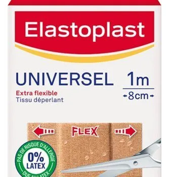 ELASTOPLAST UNIVERSEL TISSU - bandes à découper 10 x 8cm