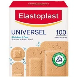 ELASTOPLAST UNIVERSEL PLASTIQUE - 100 pansements - 4 formats