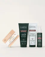 LUXEOL Routine Post-Grossesse 2 en 1 -Shampooing Antichute 200 ml +Après-Shampooing Antichute 200 ml +Spray Antichute Réactionnelle 100 ml+ Complexe Post-Grossesse 3 mois - 90 gélules