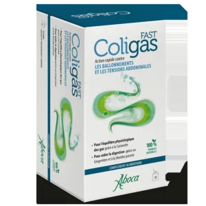 TISANE Coligas Fast Ballonnements Aboca 20 Sachets