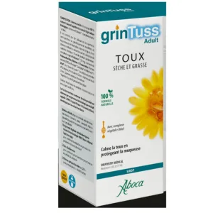 SIROP Grintuss Adulte Toux Sèche et Grasse Aboca 180g