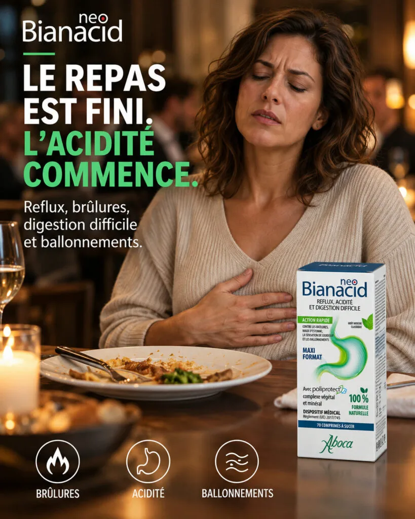 Neobianacid Aboca 70 comprimes contre acidite et reflux