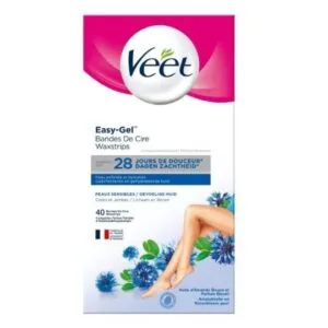 VEET Bandes de cire froide peau sensible 30 bandes