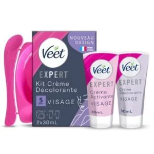 VEET Creme decolorante visage 2 tubes 30 ml