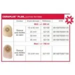 Hollister Moderma Flex CeraPlus poche fermee Midi 1 piece opaque predecoupee diametre 35 mm - boite de 30