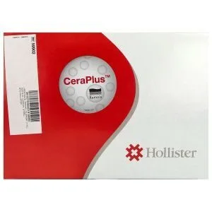 Hollister Moderma Flex CeraPlus convexe souple poche vidangeable urostomie standard 1 piece transparente a decouper 15 a 55 mm - boite de 10