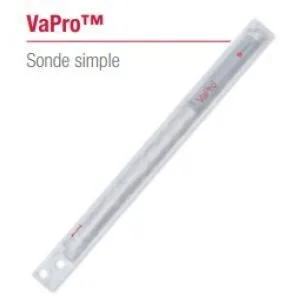 Hollister VaPro sonde vesicale hydrophile autolubrifiee droite Nelaton femme/enfant CH 08 20 cm - boite de 30
