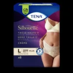 TENA Silhouette Plus Creme taille haute - Taille L - sachet de 8 (ex TENA Lady Pants Plus L)