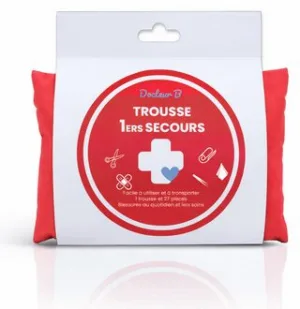 Docteur B Trousse Premiers Secours / Essentiels 1ers Secours, 27-28 pieces + trousse