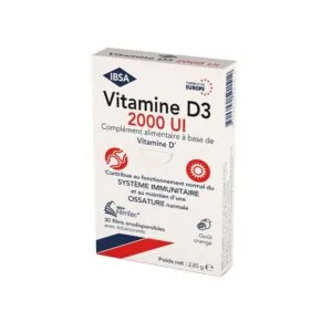 Vitamine D3 FilmTec IBSA 2000 UI 30 films orodispersibles