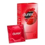 DUREX SEXY FRAISE preservatif boite de 12