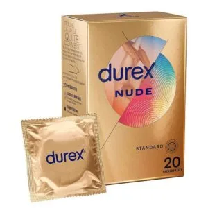 DUREX NUDE ORIGINAL preservatif lubrifie boite de 20