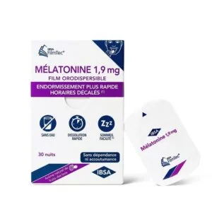 Melatonine FilmTec IBSA 1,9 mg 30 films orodispersibles