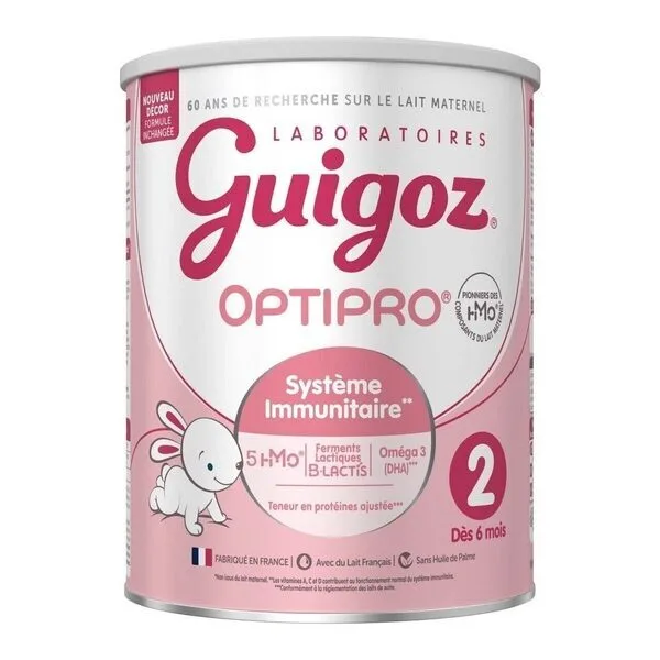 Guigoz Optipro lait 2ème âge 780 g