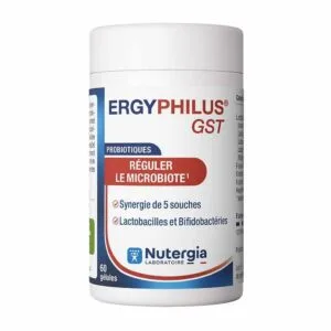 Nutergia ErgyPhilus GST - Microbiote - 60 gélules