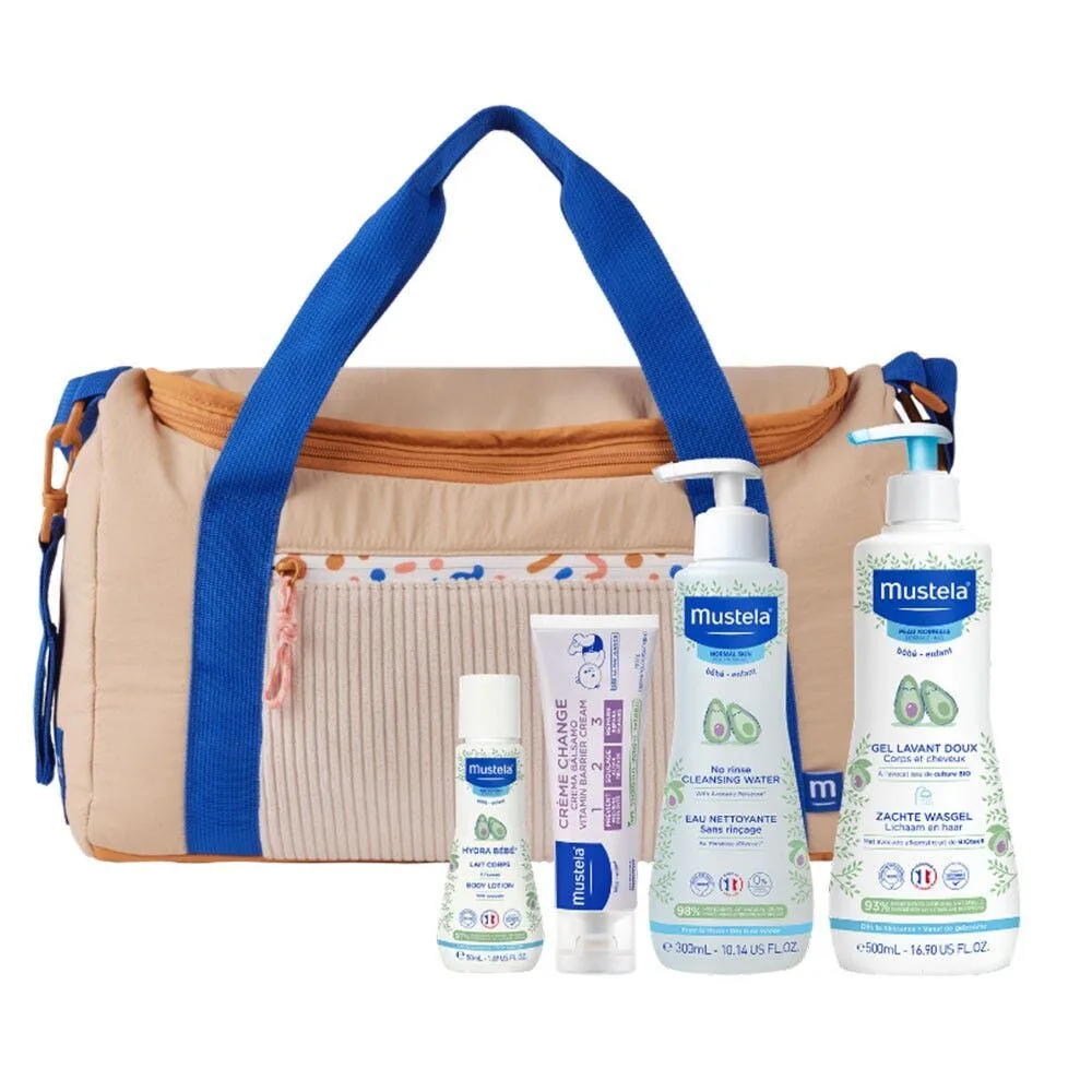 Mustela Sac à langer Les indispensables de bébé – 4 produits