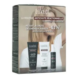 Luxéol Routine Antichute Réactionnelle – coffret 3 produits