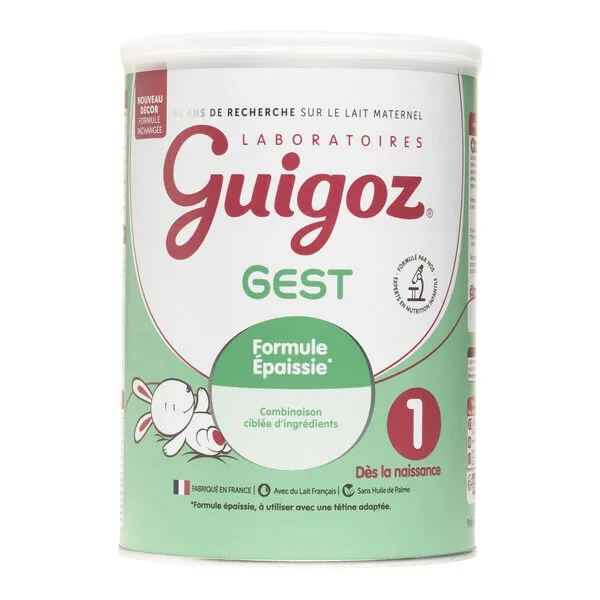 Guigoz Gest Formule Epaissie lait en poudre 1er âge 780 g