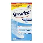 STERADENT Triple Action comprimes effervescents nettoyage prothese dentaire lot de 3 x 30