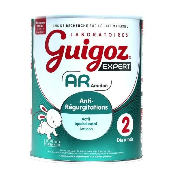 Guigoz Lait en Poudre Anti-Régurgitations 6-12 Mois 780 g
