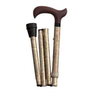 Herdegen Canne Derby pliante et reglable Cashmere Pastel - 110 kg