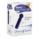 Dinno Vitrex — Lancettes stériles 30G, boîte de 200