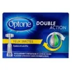 OPTONE DOUBLE ACTION Solution oculaire yeux irrites 10 monodoses