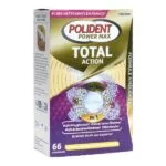 POLIDENT TOTAL ACTION 4 en 1 comprimes nettoyants appareil dentaire B/66