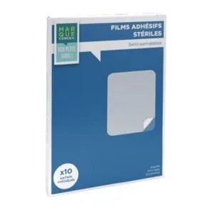 Marque Conseil Pansement film adhesif sterile 10 x 12 cm, boite de 10