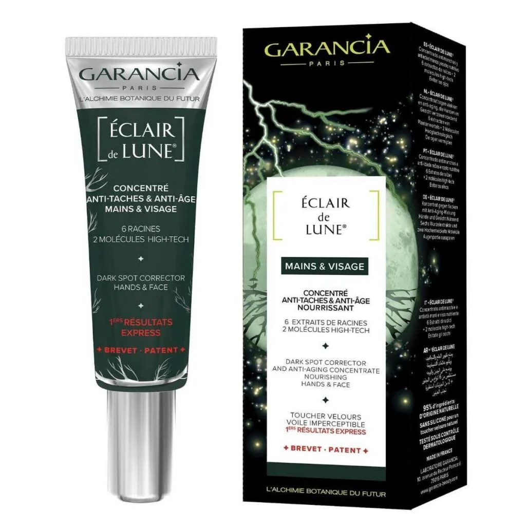 Garancia ÉCLAIR DE LUNE Concentré Anti-Taches et Anti-Âge Nourrissant - Mains et visage, 30 ml