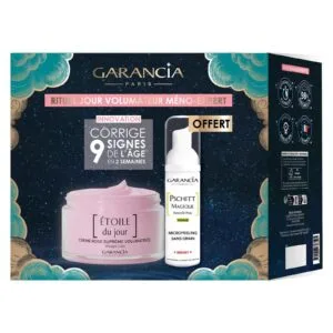 Garancia COFFRET Rituel Jour Volumateur Méno-Expert - Étoile du Jour Crème Rose Suprême 40 ml + Pschitt Magique Visage 30 ml offert