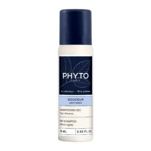 PHYTO DOUCEUR Shampooing sec tous types de cheveux, 75 ml