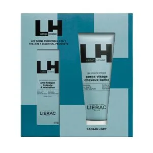 Lierac COFFRET LIERAC HOMME Gel Hydratant Énergisant 50 ml + Gel Douche Intégral 200 ml offert