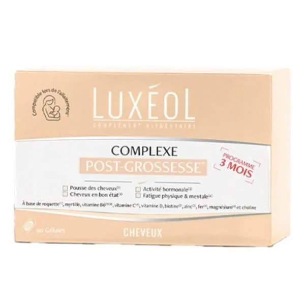 Luxéol Complexe Post-Grossesse – 90 gélules