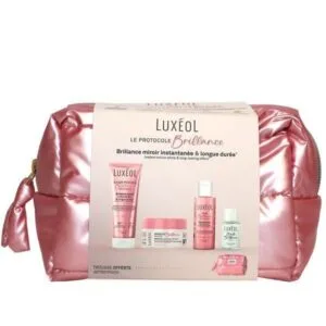 Luxéol Routine Brillance – trousse 4 produits format voyage