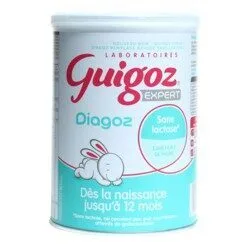 Guigoz Sans lactose lait infantile Diagoz 400 g