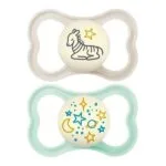 MAM Supreme Nuit - Sucette silicone anatomique - 18 mois et +, x2