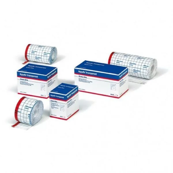BSN Medical Hypafix Transparent film adhesif en rouleau 10 m x 15 cm rouleau unitaire