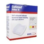 BSN Medical Cutimed Siltec B pansement hydrocellulaire adhesif 10 x 10 cm boite de 10